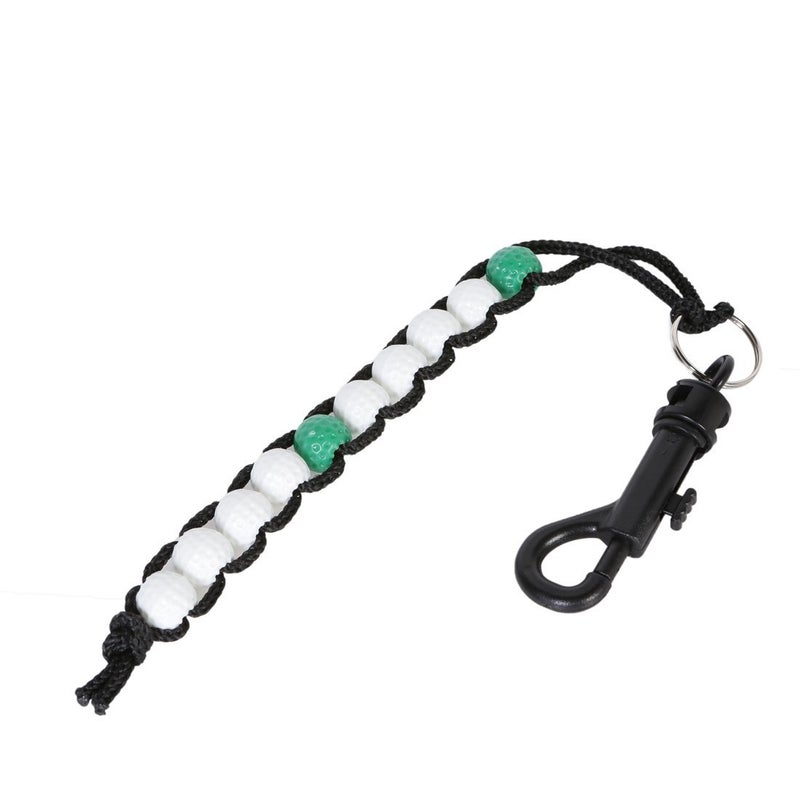 Andux 2pcs/Set Golf Beads Score Counter for Golfer JFQ-03 (White/Green) - Image 2